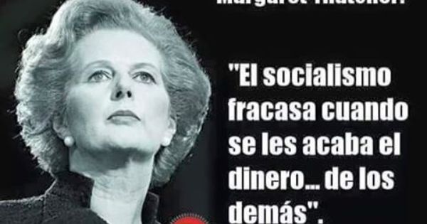 El socialismo por Margaret Thatcher