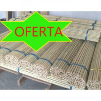 Foto de Tutores de Bambu 18/20 Mm 240 Cm 100Pcs