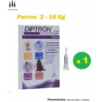 Foto de Pipeta Diptron 0,67 Ml Perros 2-10 Kg Pipetas Anti Pulgas,garrapatas Antipulgas