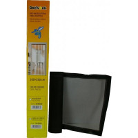 Foto de Mosquitera Orework Negra Puerta Fibra de Vidrio