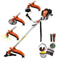 Foto de Desbrozadora 5200 + Cabezales Hilo + 2 Discos + Protecciones