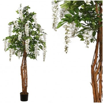 Planta Artificial Colgante Con Flor Blanca De 70 Cm De Altura | Leroy