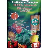 Fertilizante 100% Biológico Humus de Lombriz.