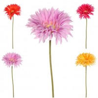 Vara Flor Gerbera Artificial. Realista de Tel