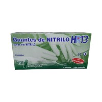 Caja 50 Guantes de Nitrilo HR13 Beholi Alta P