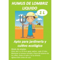 Humus de Lombriz Liquido 100%  Natural y Ecol