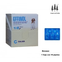 Caja 18 Pipetas Effinol 1,34Mg  Perros 10-20 