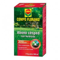 Compo Floranid Abono Césped + Herbicida de Co