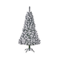 Árbol de Navidad con Escarcha - 155X86 Cm - 2