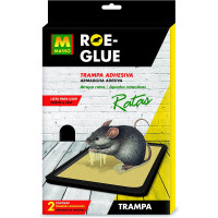 Roe - Glue Trampa Adhesiva para Ratas (2Uds) 