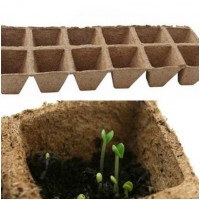 SYITCUN 320X Biodegradables Semilleros de Germinacion 4,1x4,1cm, Paquete de  20 Maceta Biodegradable para Semilleros,Bandejas de Plántulas, Macetas de