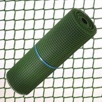 Tela Cuadros Plastico 2X1Mtrs Verde 25Mtrs