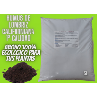 Humus de Lombriz Californiana 5L