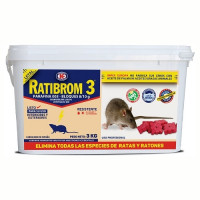 Ratibrom 3, Bloque 20 Gr, Cubo 3 Kg