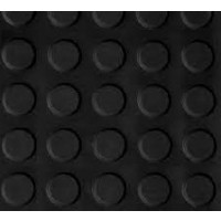 Pavimento Circulo Negro 3 MM por Rollo (1,2X1