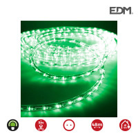 Tubo Flexiled de 2 Vías - 36 Led/m - Verde