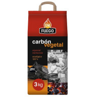 Carbon Vegetal OK Fuego Flower 3 Kg