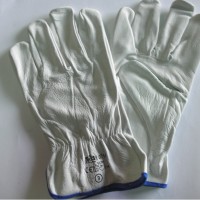 Guantes Cuero Blancos