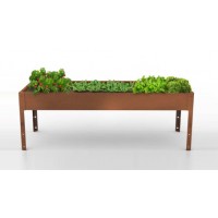 Mesa de Cultivo Magnus 70 Acero Corten | Huer