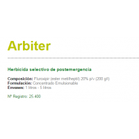 Arbiter Herbicida Selectivo de Postemergencia