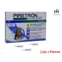 Caja 3 Pipetas Piretron (Perros-15 Kg) Pipeta