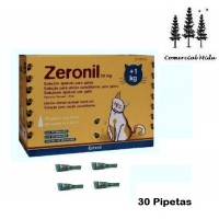 Caja 30 Pipetas Zeronil 50mg Gatos +1 Kg Anti