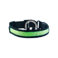 Collar LED Verde S