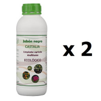 Castalia BIO Jabón Negro 2 L (Pack 2 Botellas