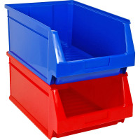 Gaveta Plástico N.º 56 - 420X270X175 Mm - Roj