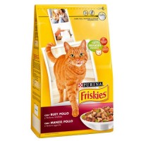 Pienso para Gatos Purina Friskies BUEY & Higa