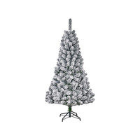 Árbol de Navidad con Escarcha - 120X71 Cm - 1