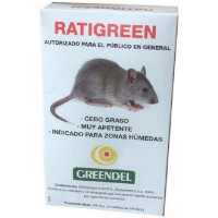 Raticida Bloque Ratigreen Control de Ratones 