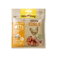 Snacks para Perros Gimdog Chicken Curls 55 Gr