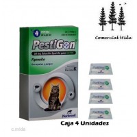 Caja 4 Pipetas Pestigon para Gatos Anti Pulga