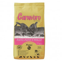 Carnívoro Puppy Pato,pavo,pollo 15 Kg