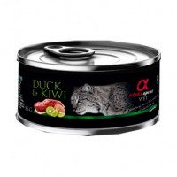 Alpha Lata Gato Pato Kiwi 18X85Gr