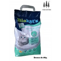 Arena Perfumada Lecho Gatos Biokat's 5Kg Bian