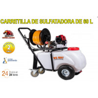 Carretilla Fumigar 60 Litros Cuatro Ruedas Ga