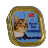 Bandeja de Paté RED CAT 100g Rico en Atún par