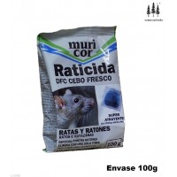 Cebo Fresco Raticida Muricor 100g Veneno cont