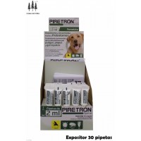 Expositor 30 Pipetas Piretron(Perros+15 Kg) A