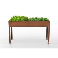 Mesa de Cultivo Medius 85 Acero Corten | Huer