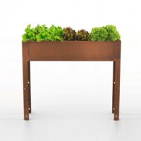 Mesa de Cultivo Parvus 85 Acero Corten | Huer