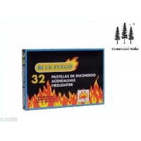 Caja de 32 Pastillas de Encendido Fuego para 