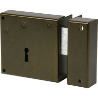 Cerradura Sobreponer 102 - 8 Cm - Derecha