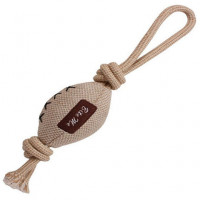 Natural Mordedor Peluche Pelota Rugby