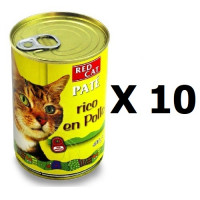 PACK Bandeja de Paté RED CAT 400G Rico en Pol