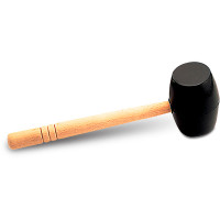 Maza de Goma Negra 65908