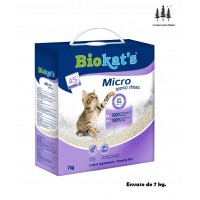 Arena para Lecho Gatos Biokat's Micro Bianco 