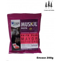 Muskil Pasta 200g Cebo Fresco Veneno Ratones,